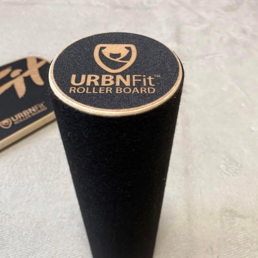 【美品】URBNFit バランスボード ローラーボード　木製　体幹　バランス URBNFit バランスボード ローラーボード 体幹トレーニング 器具